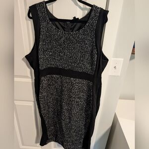 Torrid Black and Gray Women's Dress business casual wiggle style